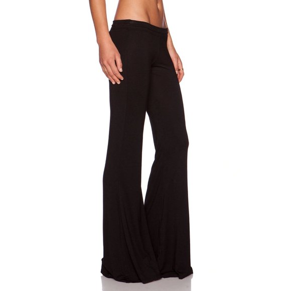 Michael Lauren Black Flared Pants - Picture 2 of 6